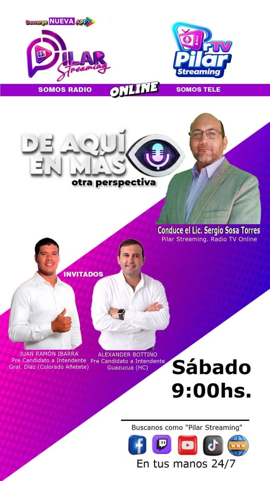 Estreno del programa “De Aquí en Más” por Pilar Streaming