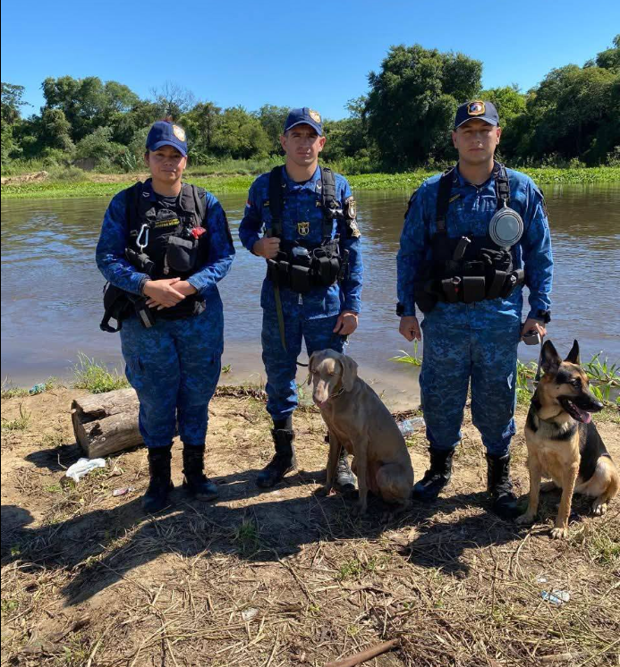 Compañía de Canes recibe reconocimiento institucional por destacada labor en operativo de búsqueda