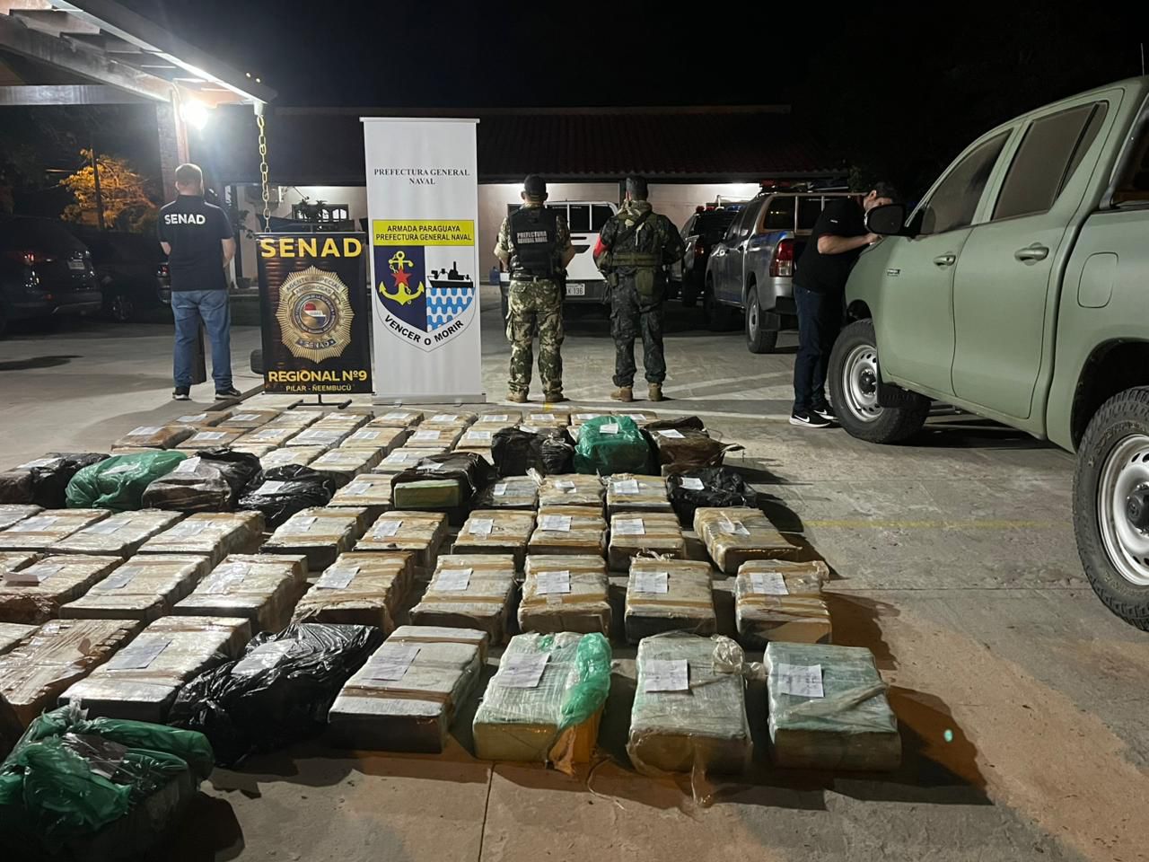  Incautan 960 kg. de marihuana en el Distrito de Gral. Díaz