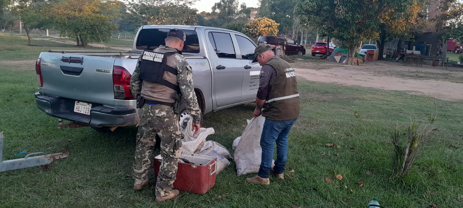Incautan más de 200 kilos de pescados y equipos de pesca