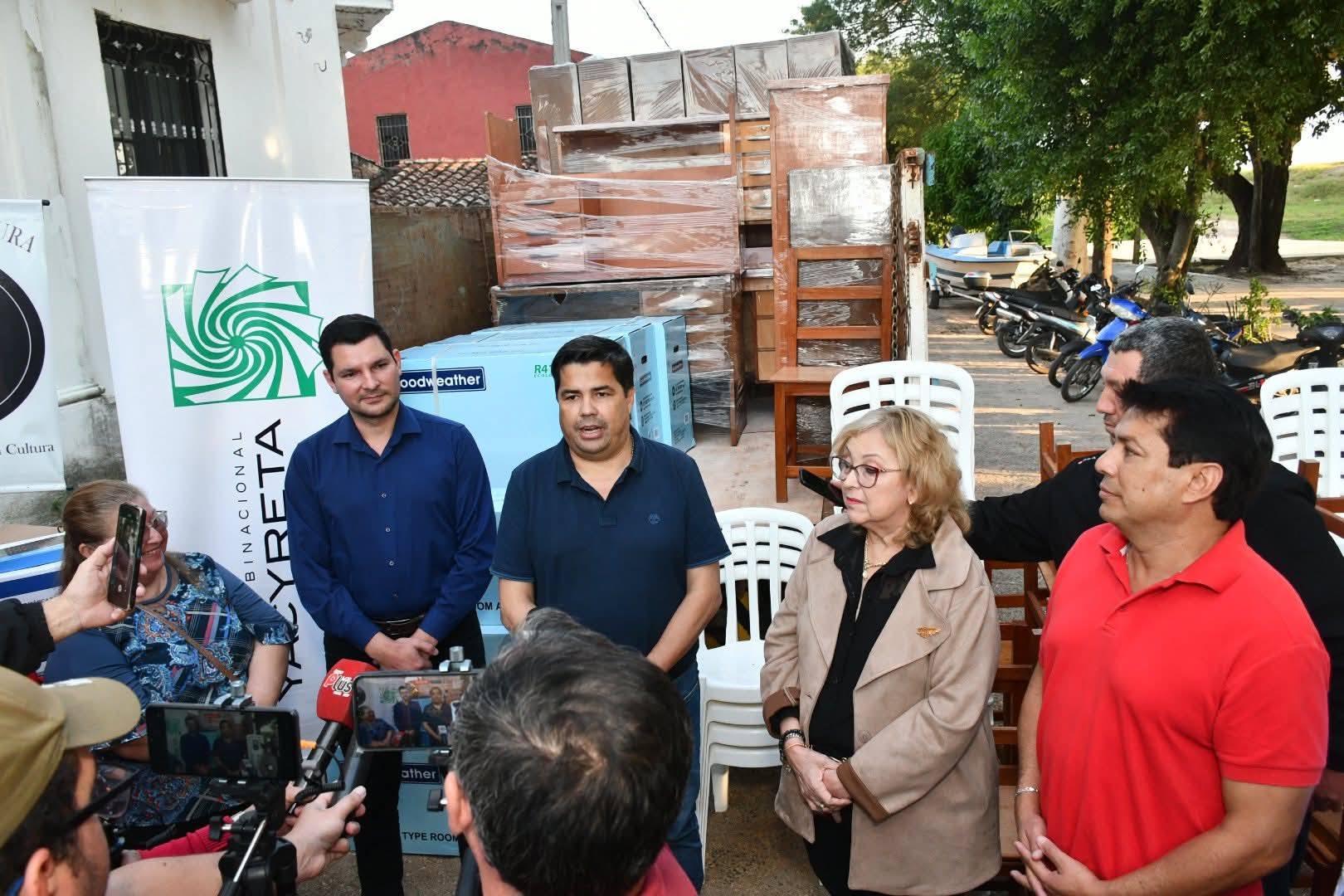 Importante apoyo a la Casa de la Cultura de Pilar